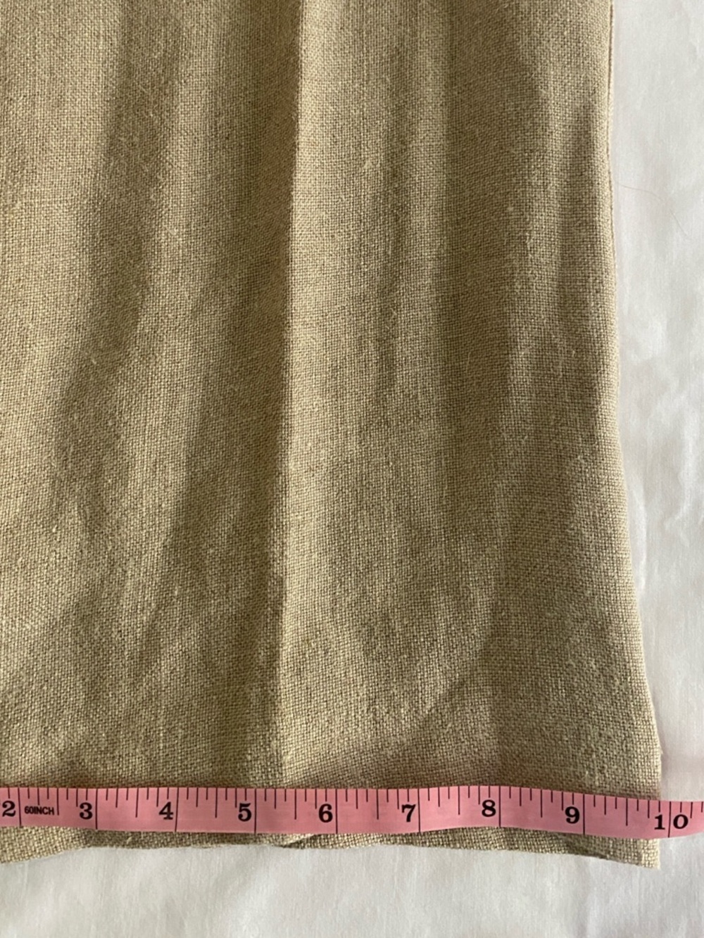 STAUD Lampone Beige 100% Linen Wide-Leg Cropped Jumpsuit with Black Trim 0 - Picture 15 of 15